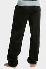 Men's Lightweight 100% Cotton Jersey Knit Pajama Pants/Lounge Black picture