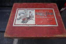 1929 Huge AC Gilbert #10 Erector Set Wooden Box, One Of The Rarest Pieces Ever picture