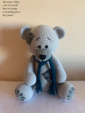 Handmade crochet teddy bear toy Max 14.5-16.9inch tall Perfect Christmas gift picture