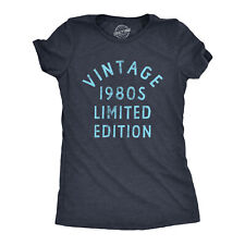 Womens Vintage 1980s Limited Edition T Shirt Funny Cool 1980 Theme Classic Tee picture