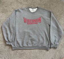 Wisconsin Badgers Crewneck Sweatshirt Vintage XL picture