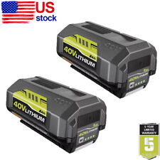 1-4 Pack For Ryobi Lithium ion OP4050 OP40602 40Volt 8.0Ah Battery High Capacity picture