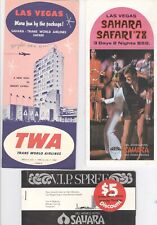 Sahara Hotel Memorabilia, Brochure's, Postcard, Congo Theatre, Coupon Book picture