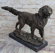 Labrador Retriever Bronze Sculpture Art Hunting Sporting Dog Hot Cast Decor Sale picture