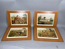 Vintage Bird Depictions: Set of 4 Printed Paintings from the 1960s picture