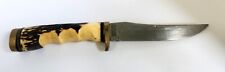 Vintage SCHRADE 153UH USA Hunting Fixed Blade Knife No Sheath 9-3/8