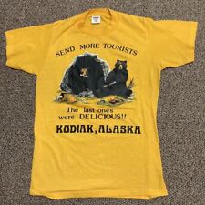 Vintage Kodiak Alaska Send More Pictures Tourists T-Shirt Men’s Size Small picture
