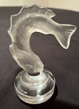 Lalique Crystal Koi Fish  / Solid Round Base picture