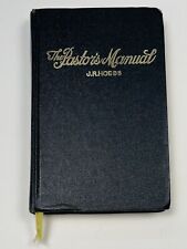 The Pastor's Manual by J.R. Hobbs (Hardcover, 1962) Notes Throughout picture