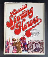 Vintage 1974 CANADA'S SPORTING HEROS Book by WISE & FISHER - Canada HOF Sports picture