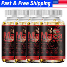 Maca Root Capsules Peruvian Maca Extract for Men Vitamins Capsules 120 Pills US picture