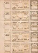 France 1928 -Timbres ferroviaires-Rail x 5  [ Cérès PP-133  ] Cv 275,00€. MNH ** picture