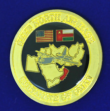 USAF Fire Rescue Seeb North Air Base Sultanate of Oman Challenge Coin LK-2 picture