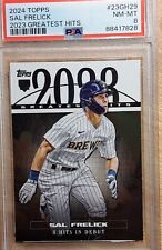 2023 Topps SERIES 1 baseball #23GH29 Sal Frelick RC 2023 GREATEST HITS PSA 8 picture