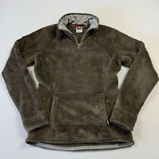 The North Face Women's Fleece Sweater Jacket 1/4 Zip High Pile Outdoor Brown XS picture