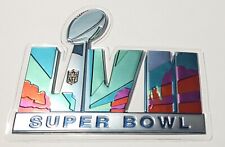 NEW PLASTIC 2023 Super Bowl LVII 57 Flex Chrome CLEAR PATCH SEWN ON picture
