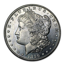 1899 P Morgan Silver Dollar $1 Brilliant Uncirculated BU 90% Silver picture