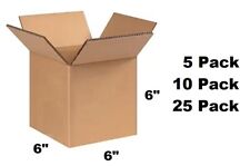 Lot of 6x6x6 Cardboard Paper Box Mailing Packing Shipping Box Corrugated Carton picture