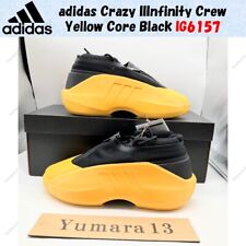 adidas Crazy IIInfinity Crew Yellow Core Black IG6157 US Men's 4-14 picture