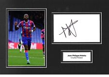 Jean-Phillipe Mateta Signed 12x8 Photo Display Crystal Palace Memorabilia COA picture