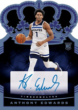 2020 Panini Crown Royale Rookie Autograph /500 - Anthony Edwards RC Digital Card picture