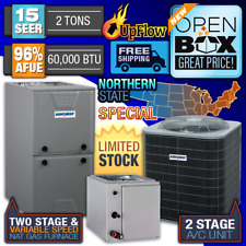 2 Ton 15 SEER 96% 60K BTU AirQuest 2 Stage Gas Furnace & 2 Stage AC System picture