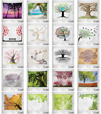 Ambesonne Tree Bloom Microfiber Tapestry Wall Hanging Decor in 5 Sizes picture