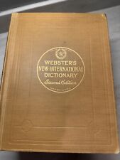 Webster's VINTAGE New International Dictionary 2nd Edition Unabridged 1961 picture