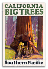 1927 California Redwoods Big Trees - Vintage Travel Poster Art Print - 24x36 picture