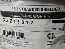 Honeywell Genesis Cable 3221 16/2C Shielded Security/Alarm Plenum White /100ft picture
