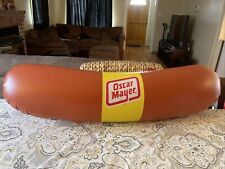 Vintage Oscar Weiner Inflatable Hot Dog Display Promo Advertisement 32” Length picture