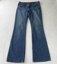 JAMES Jeans Preserved Denim Straight Wide Leg Medium Wash Women's Size 30x33 picture