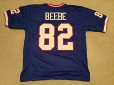 UNSIGNED CUSTOM Sewn Stitched Don Beebe Blue Jersey - M, L, XL, 2XL picture