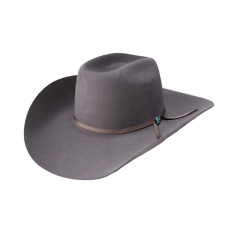 Resistol 9th Round Granite Grey Western Cowboy Hat RW9TRD-CJ4249 picture