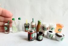 wholesale Lot 1:6 miniature dollhouse juice shake tea Starbucks Togo cup coffee picture