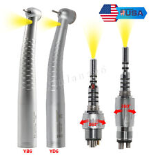 Dental Fiber Optic LED High Speed Handpiece / LED Quick Coupler 4/6 Hole For KaV picture