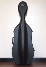 CROSSROCK Hard Cello Case 1/4 to 1/2 size ABS MOLDED Backpack Wheels FULLY LINED picture