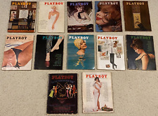 Vintage PLAYBOY Magazines, 1962 Complete Full Set w/ Centerfolds Nice Lot Rare picture