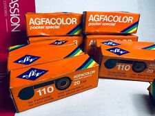 Old Stock Photo Film 10 x AGFACOLOR Pocket Special cn 110 20exp Film picture