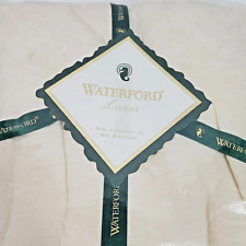 NIP Vintage Waterford Linens ASHFORD Ivory Damask Jacquard Tablecloth Oblong picture