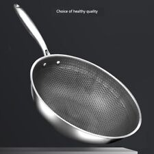 12 inch Hybrid Stainless Steel Wok, double side Nonstick #304 stainless steel picture