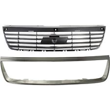 Front Upper Bumper Grille Kit For 2006-08 Chevrolet Malibu with Emblem Provision picture