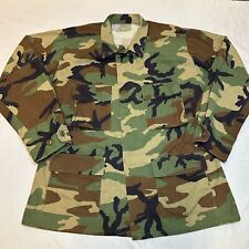 Vintage US Army Military BDU Camo Jacket Size Large / Regular Nato picture