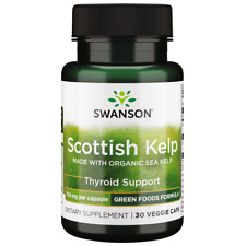 Swanson Scottish Kelp - Made with Organic Sea Kelp 750 mg 30 Veggie Capsules picture