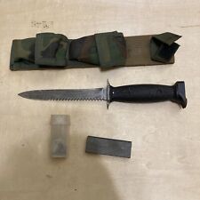 VINTAGE US Made IMPERIAL M-7S Sawback Survival Knife W/Sheath + Supplies. STEAL picture