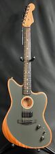 Fender American Acoustasonic Jazzmaster Acoustic-Electric Guitar Tungsten picture