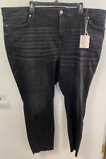 LG Lauren Conrad Skinny, Stretch, Mid Rise, Women's 26 W, Black Jeans CLEF4 picture