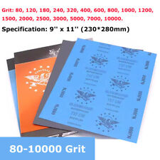9'' x 11'' 80-10000 Grit Wet Dry Sandpaper Sanding Paper Sheets Auto Metal Wood picture