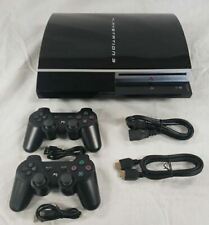 PS3 Sony Playstation 3 Video Game 250GB System OG Console Bundle 2 CONTROLLERS picture