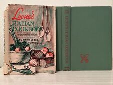 Vintage 1967 Leone's Italian Cookbook by Gene Leone with forward from Eisenhower picture